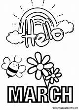 March Coloring Pages Printable For Free Download sketch template