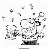 Drunk Coloring Pages sketch template