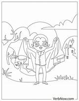 Free Vampire Coloring Pages For Download Printable PDF sketch template