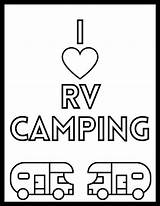 20 Free Printable RV & Camper Coloring Pages For All Ages sketch template