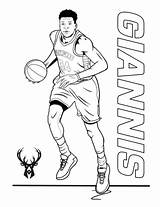 Basketball Players Coloring Pages sketch template