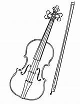 Violin Coloring Pages  Kidsuki sketch template