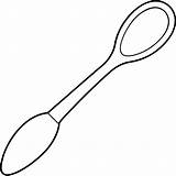 Spoon Coloring Page Outline coloring Book Line Art Drawing  sketch template