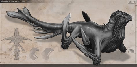 ArtStation - Whale Dragon, Alec Beals | Alien creatures, Fantasy creatures, Mythical creatures