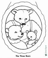 Goldilocks And The Three Bears Coloring Pages sketch template