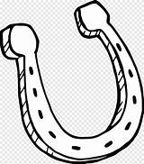 Horseshoe Coloring Book Luck Horse White Png  PNGEgg sketch template