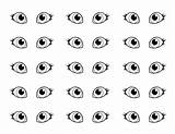Pair Of Eyes Coloring Page sketch template