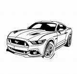 Free Printable Ford Mustang 2015 Coloring Page For Adults And Kids sketch template