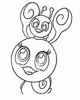 Zoobles Coloring Pages  Coloringkidsorg sketch template