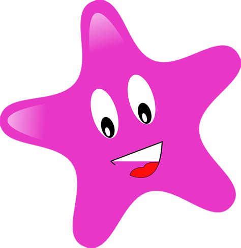 Free illustration: Star, Pink, Colorful, Color, Face - Free Image on ...