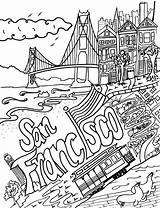 San Francisco Coloring Pages sketch template