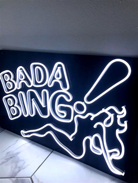 Bada Bing Neon Sign - Etsy UK