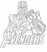 Thanos coloring Pages Free Printable sketch template