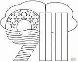 Remembering 911 Coloring Sheets sketch template