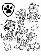 32 Paw Patrol Coloring Pages Printable PDF  Print Color Craft sketch template