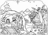 Christmas Nativity Scene Coloring Page  15 Free PDF Printables sketch template