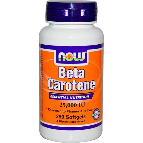 Now Foods, Beta Carotene, 25000 IU, 250 Softgels Australia – Mega Vitamins