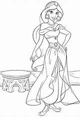Coloring Pages  Princess Jasmine Page sketch template