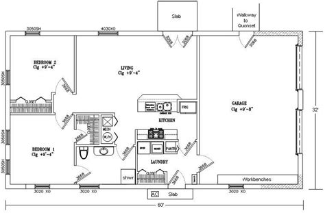 7 Images Quonset Hut Floor Plans And Review - Alqu Blog