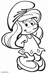 Printable Coloring Smurfs Pages sketch template