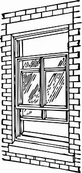 Window Coloring Pages  Coloring Home sketch template