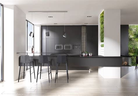 40 Beautiful Black & White Kitchen DesignsInterior Design Ideas.