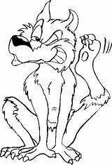 Coloring Pages Of Werewolves sketch template