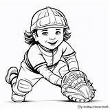 Softball Coloring Pages  Free & Printable sketch template