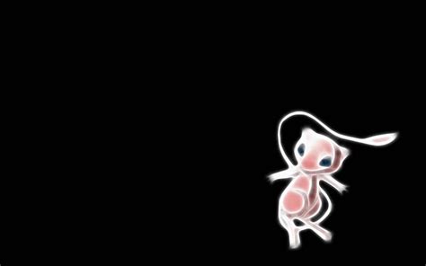 1360x768px | free download | HD wallpaper: black glowing Pokemon Mew ...