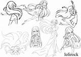 Lolirock Coloring Pages sketch template