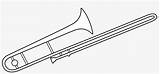 Trombone Coloring Pages sketch template