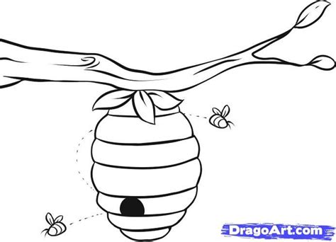 How to Draw a Beehive, Step by Step, Stuff, Pop Culture, FREE Online ...