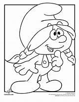 Free Printable Smurf Coloring Pages Sketch Page sketch template
