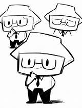 Professor Layton Coloring Pages sketch template