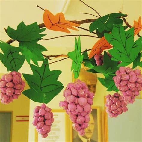 grapes craft | Crafts and Worksheets for Preschool,Toddler and Kindergarten | Fruit crafts ...