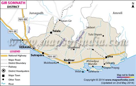 Gir Somnath District Map