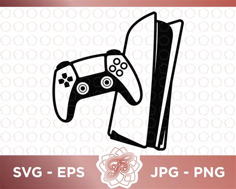 PS5 Design PS5 SVG CONSOLE PS5 Console de jeu Easy To Use | Etsy