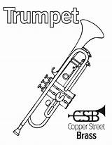 Orchestra Brass Instruments Coloring Pages sketch template