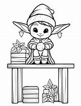 38 Stunning Elf Coloring Pages For Kids And Adults  Our Mindful Life sketch template