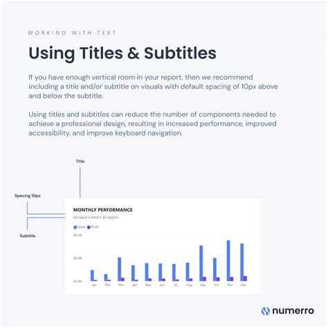 Using Titles & Subtitles - Power BI Tips