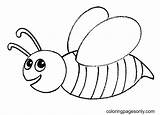Bee Coloring Pages  Coloring Pages For Kids And Adults sketch template