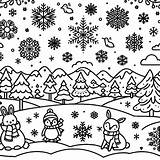 January Coloring Pages Pdf sketch template
