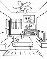 Cozy Coloring Page sketch template