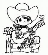 Western Cowboy Coloring Pages sketch template