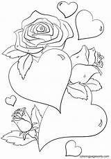 Heart Coloring Pages  For Kids And Adults sketch template