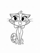 Cool cat In The Room coloring Page sketch template