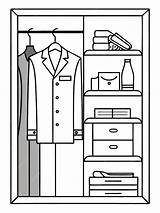 Modern wardrobe colouring Book pages For Children And Adults With  sketch template