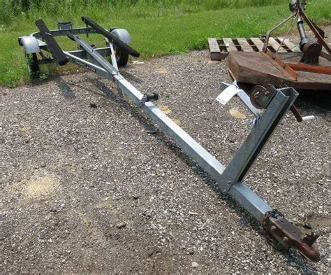 Shorelander galvanized small boat trailer, new light, tires are good ...