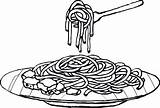 A Plate Of spaghetti coloring Sheet  Coloring Pages sketch template