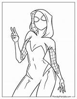 22 Spider Gwen Coloring Pages Free PDF Printables sketch template